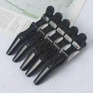 집게핀 5P 악어 블랙 헤어