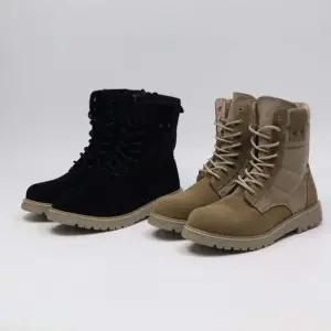 방한화 워커부츠 하이탑 키높이 4cm 남자워커 하이탑 앵클 신발 블랙 베이지