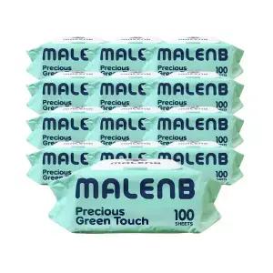 마렌비 물티슈 프리셔스 그린터치 100매 20팩 55평량 고평량 엠보싱