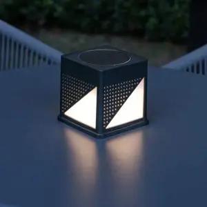 LED WMK665E4 데크 야외등 사각 태양광 바닥등 2구 조명 감성