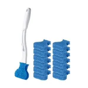 (정품배송) 3M 스카치브라이트 변기청소용 크린스틱 핸들 + 리필 13입