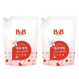 비앤비 유아 섬유세제 시그니처향 리필 1500ml X2개