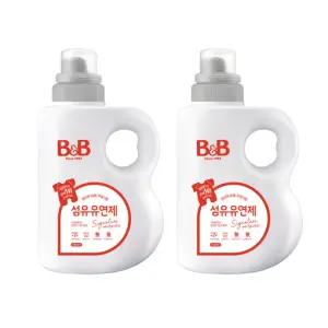 비앤비 유아 섬유유연제 시그니처 베리가못&자몽향 본품 1500ml X2개