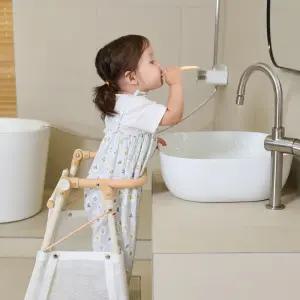 미코 러닝 타워 접이식 키친헬퍼 아기계단 유아디딤대 사다리 다용도