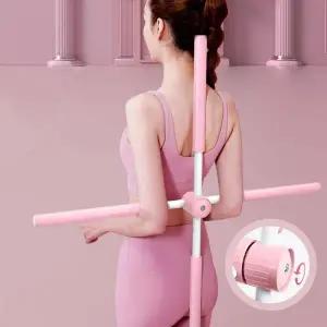 [골드스마일]십자 스트레칭 밸런스바 등펴기 봉 요가봉 필라테스