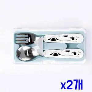 [골드스마일]WL 스텐 스푼포크 깔끔 케이스 세트 x2개 스푼포크세트