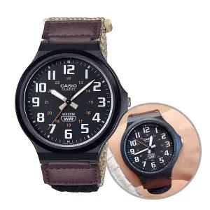 [신세계라이브쇼핑]카시오 MW-240B-5B 아웃도어 남자 나토밴드 손목 시계