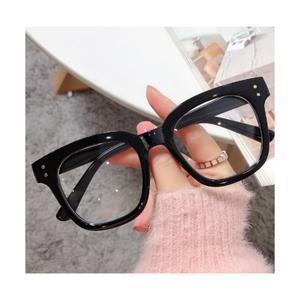 요거꾹 여자 남자 블루라이트 차단 뿔테 안경 케이스포함