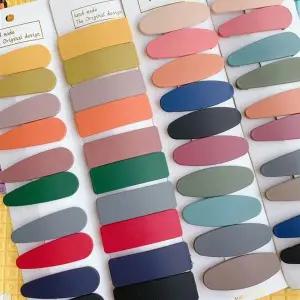 액세서리 컬러 헤어핀 1세트 똑딱삔 10피스