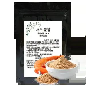 국산 새우,멸치,다시마,김,파래,미역,황태,오징어,홍합가루 500g