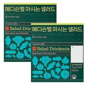 메디슨벨 14포 2박스 마시는샐러드 동결건조 식이섬유 하루야채 다이어트