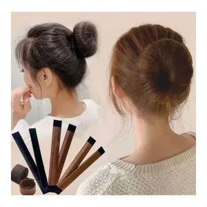 여성 올림머리 페이크 당고머리 밴드 헤어밴드추천 밴드추천