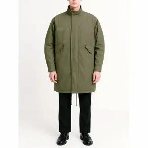 [하프클럽/디바옴므]빅 박스핏 겨울 야상 경량 롱패딩 점퍼 개파카 파카 헤비 중량