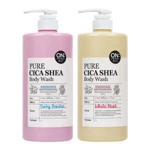 온더바디 퓨어시카 바디워시 1000ml 2개 (머스크+파우더)