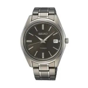 [신세계라이브쇼핑]세이코 SUR375P1 클래식 쿼츠 남성 티타늄 손목 시계