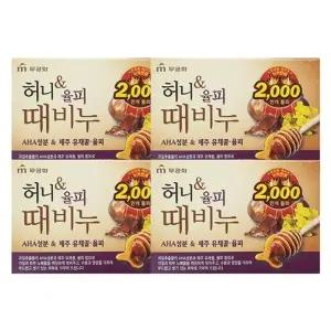 [해피바스]무궁화 허니율피 때비누 90g x4