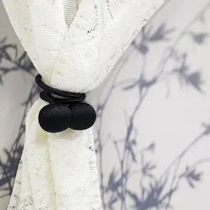 컬러 마그네틱 커튼 타이 원형 자석커튼타이 마그네틱