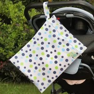 똑딱이 유모차 걸이 파우치 땡땡이 유모차수납 유모차