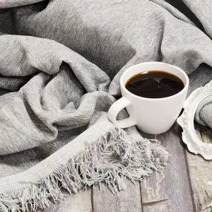무지 블랑캣 그레이 130x180 감성담요 캠핑러그 캠핑
