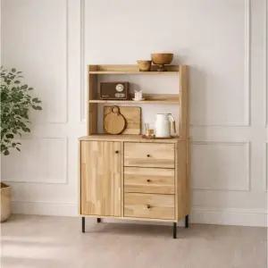 짜임 삼나무원목 800주방서랍수납장 상하부장세트