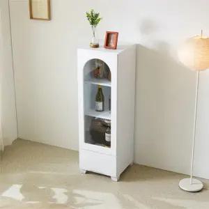 아테네 400 고급유리 다용도 틈새장식장