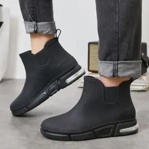 에어쿠션 첼시 레인부츠 방수신발 장마철 패션부츠 WF67680