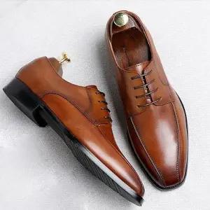 남자 빅사이즈 옥스포드 구두 고급 정장 슈즈 WFLOZBI
