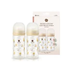 그린핑거 신생아 수유 젖병 출산 준비 트윈팩 280ml BNS