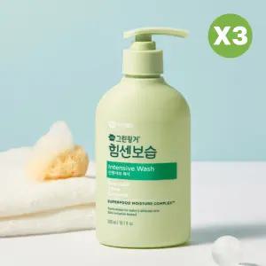 그린핑거 신생아 유아 고보습 바디워시 300ml 3개 BNS