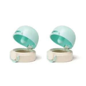 그린핑거 유아컵 원터치캡 텀블러 마개 민트 2개 BNS