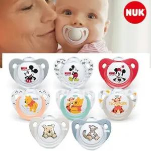 누크 NEW 디즈니 노리개젖꼭지(2개입)/모음 공갈젖꼭지 / 쪽쪽이