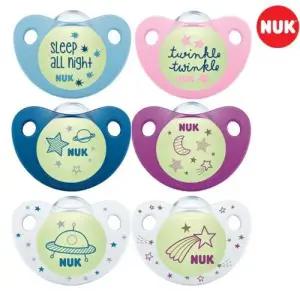 누크 나이트 앤 데이 야광 노리개젖꼭지(2개입) 공갈젖꼭지 / 쪽쪽이