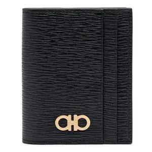 [명품] 페라가모 리바이벌 간치오 반지갑 66 0371 NERO 741376