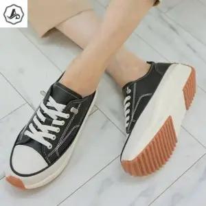 [애슬릿] 여성 스니커즈 밴딩 키높이 플랫폼 통굽 발 편한 국산