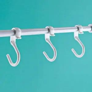 압축봉 S고리 10P 수납 화이트