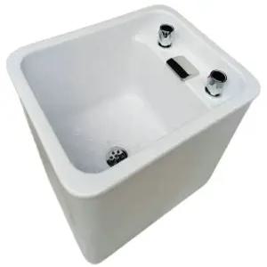 스파 족탕기 족욕기 세면기 소형 풋관리 마사지샵 편백나무 발마사지 발관리