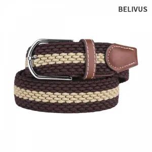 남자 블랙 패션 코튼 벨트 가죽 남성 베이지