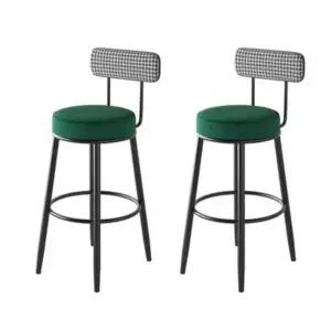 2개 체크 바텐의자 등받이 그린 스틸 (WFHJM3F)