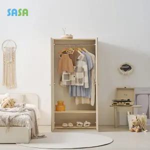 [SASA]사사가구 오슬로 E0 양문형 800 아동 긴옷장