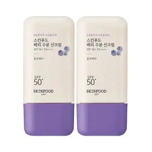 [스킨푸드] 베리 수분 선크림 SPF50+ PA++++ 50mlx2개
