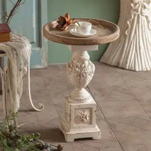 우드 원형 레트로 테이블 (WFHJK3D)