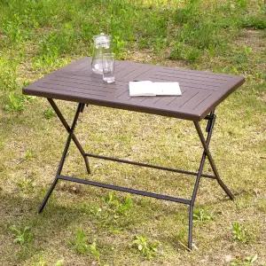 [공간미가구]아르망 1000X700 브로몰딩 접이식 테이블 캠핑 야외