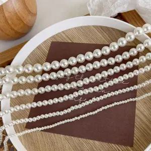 진주 목걸이 레이어드 선물 심플 데일리 베이직