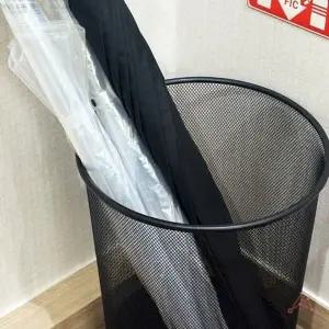 ( )우산꽂이 원형 철제 우산통 대형 쓰레기통 가게 보관함