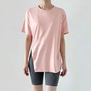 편안한 레깅스 바이커 반팔 여성 쇼츠 루즈핏 5부 세