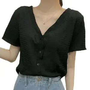 반팔가디건 여성 데일리 브이넥 반팔 가디건 크롭 여름 겉옷