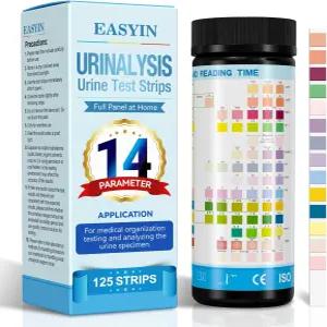 소변 검사를 위한 EASYIN 검사 스트립 14 매개변수 125 CT UTI 가정 내 요로 케톤 단백질 신장 및 간