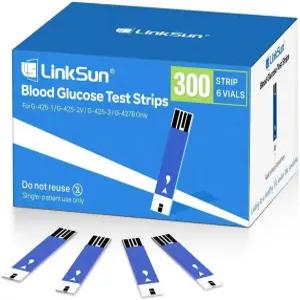 혈당 측정 스트립 300개입 (G-425-1 G-425-2V G-425-3 G-427B 측정기 전용) 0.7μl 정확한 5초 결과 50개입