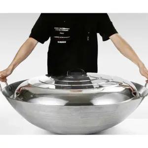 볶음솥 초대형 웍 무코팅 스텐 지름 특후 스테인레스 중식