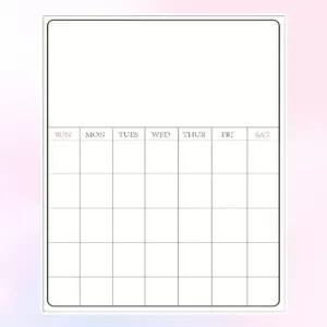 스케쥴 무타공 마그네틱 칠판 사무실 게시판 계획표 (WFKK8H1)